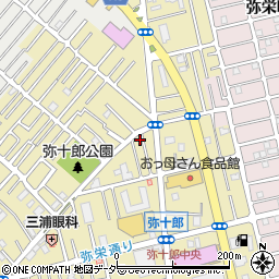 埼玉県越谷市弥十郎659-11周辺の地図