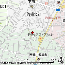 埼玉県川越市的場2311周辺の地図
