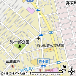 埼玉県越谷市弥十郎659-10周辺の地図