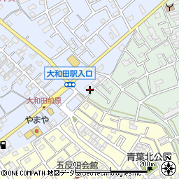 ａｕショップ　大宮大和田周辺の地図