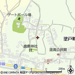 茨城県龍ケ崎市塗戸町周辺の地図