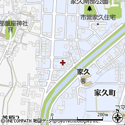 福井県越前市家久町93周辺の地図
