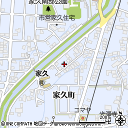 福井県越前市家久町90周辺の地図