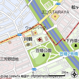 川越市川鶴市民センター周辺の地図