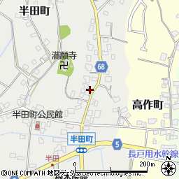 茨城県龍ケ崎市半田町1001周辺の地図