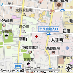 埼玉県川越市大手町14周辺の地図
