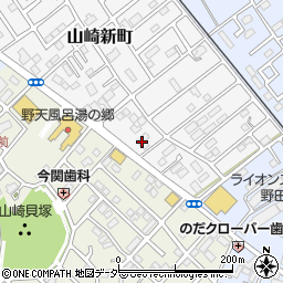 千葉県野田市山崎新町20-18周辺の地図