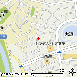埼玉県越谷市大道664周辺の地図