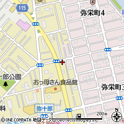 埼玉県越谷市弥十郎330-1周辺の地図