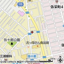 埼玉県越谷市弥十郎327-10周辺の地図