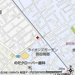 千葉県野田市山崎新町25周辺の地図