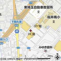 株式会社スーパーバリュー　越谷店・鮮魚部周辺の地図