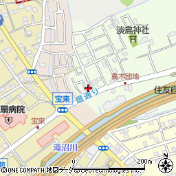 埼玉県さいたま市西区高木133-12周辺の地図