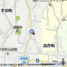 茨城県龍ケ崎市半田町1151周辺の地図