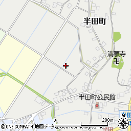 茨城県龍ケ崎市半田町周辺の地図