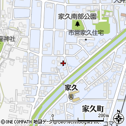 福井県越前市家久町201周辺の地図