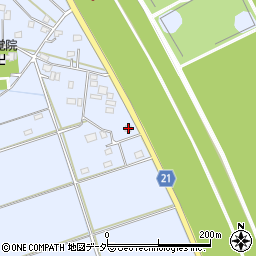 埼玉県吉川市下内川722周辺の地図