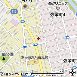 埼玉県越谷市弥十郎322周辺の地図