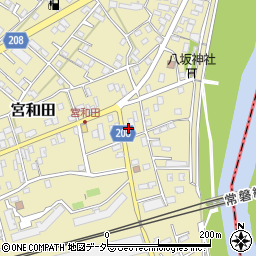 セブンイレブン取手宮和田店周辺の地図