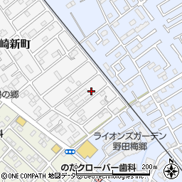 千葉県野田市山崎新町23-7周辺の地図