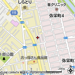 埼玉県越谷市弥十郎322-12周辺の地図