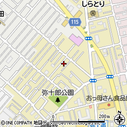 埼玉県越谷市弥十郎218周辺の地図