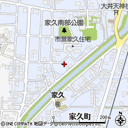 福井県越前市家久町104周辺の地図
