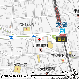 東京東信用金庫大袋支店周辺の地図