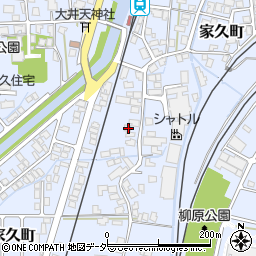 福井県越前市家久町88-25周辺の地図