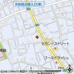 ローソンさいたま大和田一丁目店周辺の地図