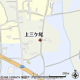 千葉県野田市上三ケ尾149周辺の地図