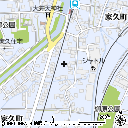福井県越前市家久町周辺の地図