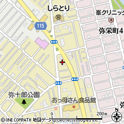 埼玉県越谷市弥十郎310-1周辺の地図