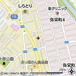 埼玉県越谷市弥十郎314-7周辺の地図