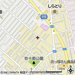 埼玉県越谷市弥十郎219-8周辺の地図