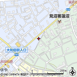 梅林堂大和田店周辺の地図