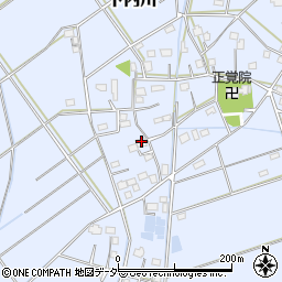 埼玉県吉川市下内川745周辺の地図