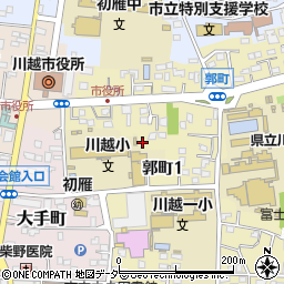 〒350-0053 埼玉県川越市郭町の地図