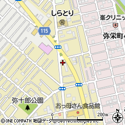 埼玉県越谷市弥十郎309-7周辺の地図