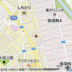 埼玉県越谷市弥十郎314-6周辺の地図