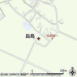 千葉県香取市長島355周辺の地図