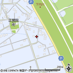 埼玉県吉川市下内川698周辺の地図