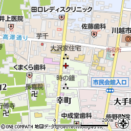 ごま福堂川越店周辺の地図