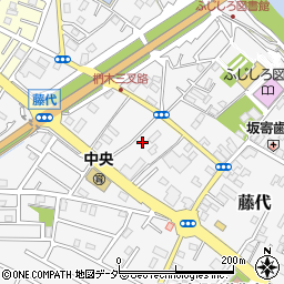 茨城県取手市藤代周辺の地図