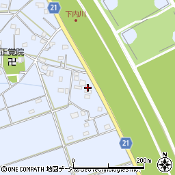 埼玉県吉川市下内川891周辺の地図