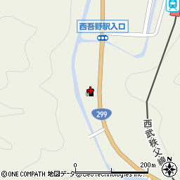 有限会社大野自動車　コスモ石油　西吾野ＳＳ周辺の地図