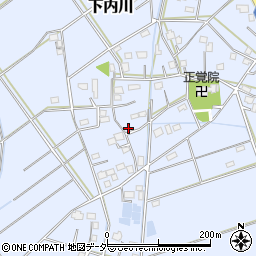 埼玉県吉川市下内川788周辺の地図
