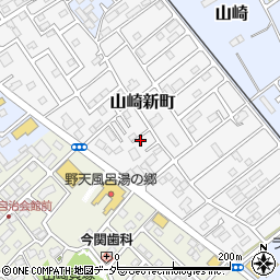 千葉県野田市山崎新町2163-2周辺の地図