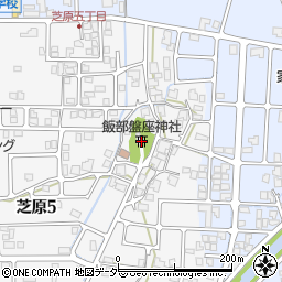 飯部盤座神社周辺の地図