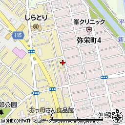 埼玉県越谷市弥十郎315周辺の地図